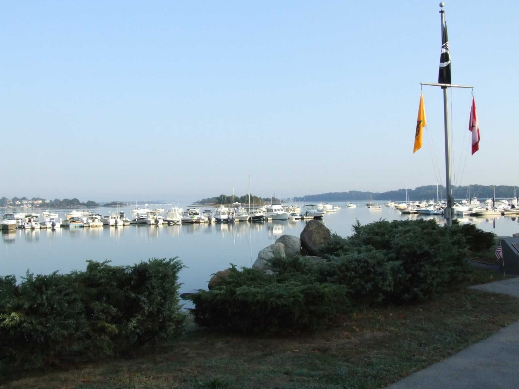Boats Moored at Hingham Harbor 2
